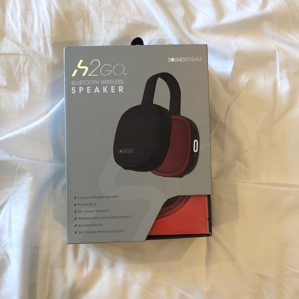 H2Go Bluetooth wireless speaker (Waterproof+New)